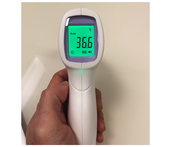 Forehead Thermometer Non-Contact Infrared Temperature Sensor - White - Zoom Image 3