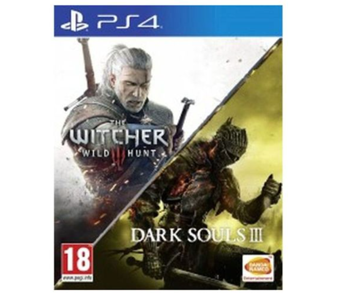 The Witcher 3 Wild Hunt and Dark Souls III Game Bundle for PS4 - Zoom Image