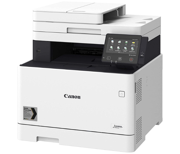 Canon MF744CDW I-Sensys All-In-One Colour Laser Printer - White - Zoom Image 3