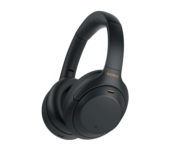 Sony WH-1000XM4 Wireless Noise Cancelling Bluetooth Headphones - Black - Zoom Image 1