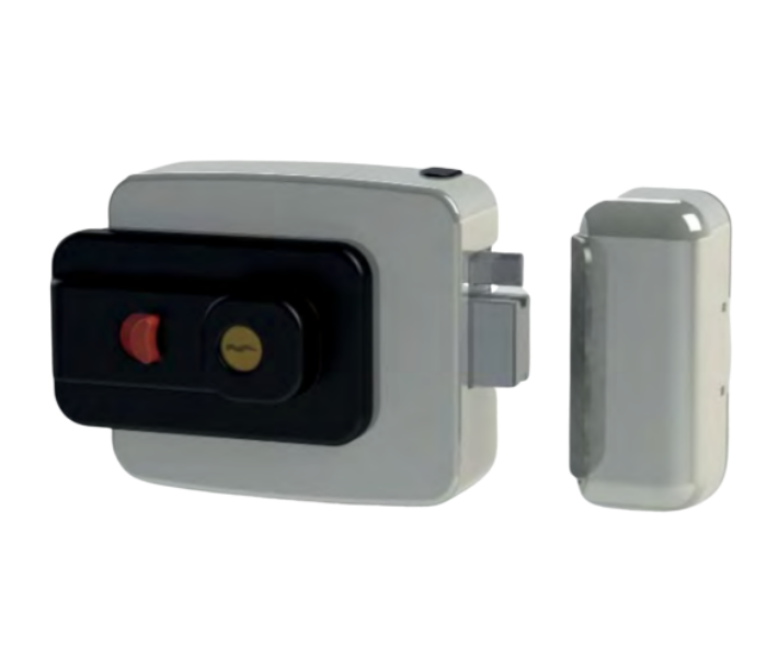 ISCA 7005GM Electric Rim Gate Lock With Push Button - Zoom Image