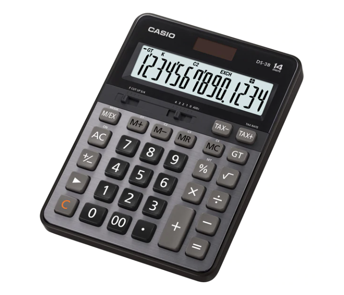 Casio DS-3B-W 14 Digit Desktop Calculator - Zoom Image