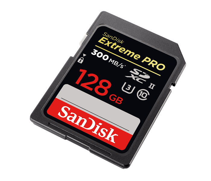 Sandisk SDSDXPK-128G-GN4IN 300MB/S 128GB Extreme Pro SDXC UHS-II Memory Card - Zoom Image 3