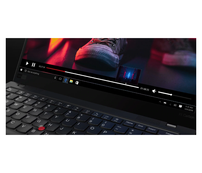 Lenovo ThinkPad X1 Carbon 20U9001KAD 14 inch Intel Core i7 16GB DDR3 RAM 1TB SSD Intel HD Graphics Windows 10 Pro 64 - Black - Zoom Image 2