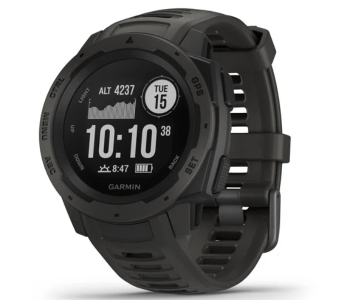 Garmin 010-02064-00 Instinct Smartwatch - Graphite Black - Zoom Image 1