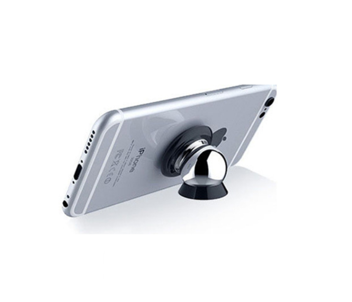 360 Degree Rotatable Magnetic Phone Holder - Black and Grey - Zoom Image 2