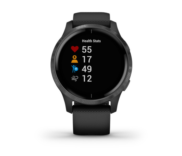 Garmin 010-02173-14 Venu Smartwatch With Slate Grey Hardware – Black - Zoom Image 2