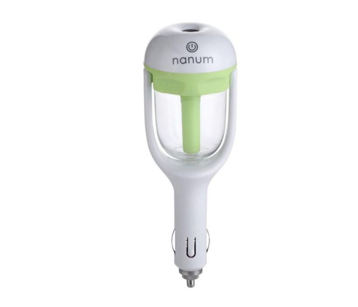 Nanum USB Car Humidifier - White and Green - Zoom Image