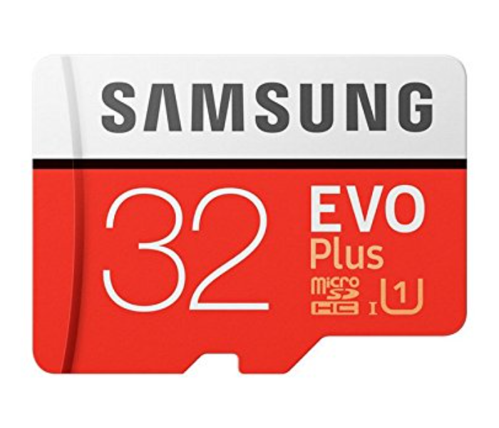 Samsung EVO Plus MB-MC32GA 32GB Micor SDHC UHS-I U1 95MB-s Full HD Memory Card with Adapter - Zoom Image 1