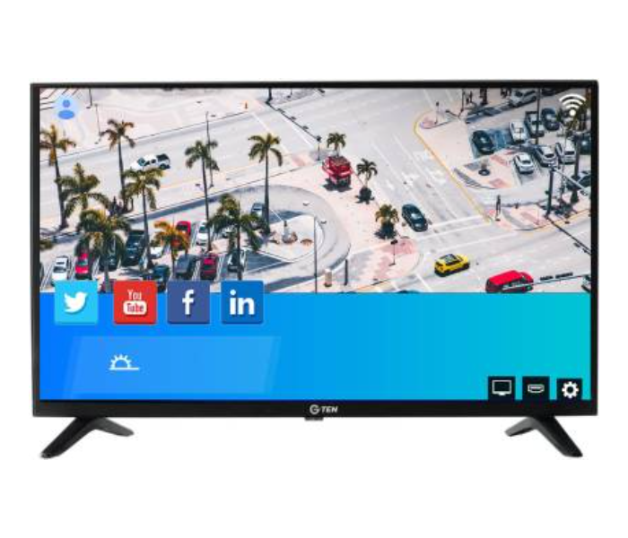 G Ten 40 Inch HD Smart LED TV - Black - Zoom Image 1