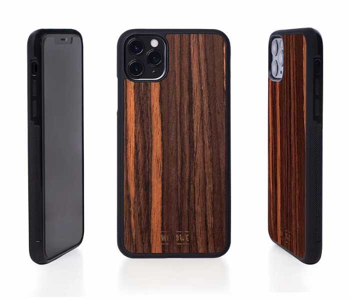 WoodWe Wood Case With Plastic Base for iPhone XR - Ebony - Zoom Image 1