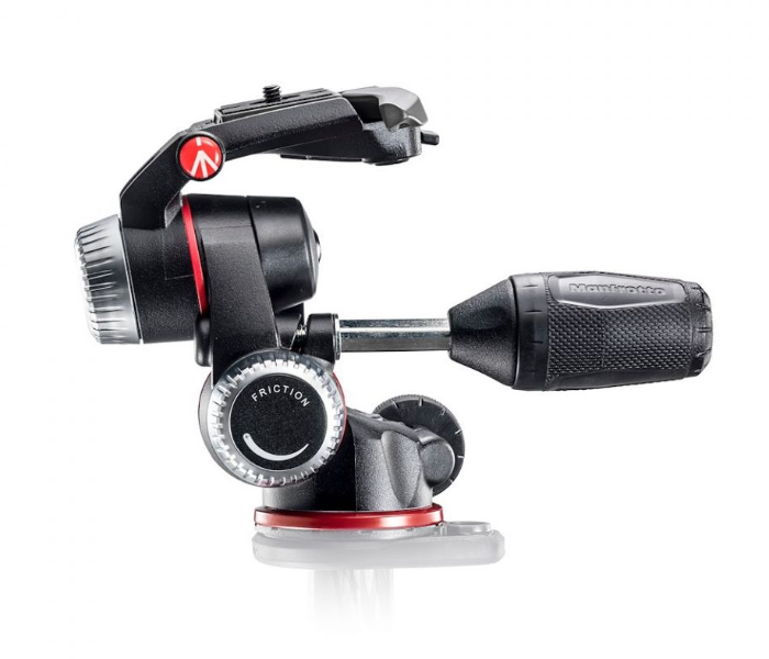 Manfrotto MHXPRO-3W 3-Way Tripod Head with Retractable Levers - Black - Zoom Image 2