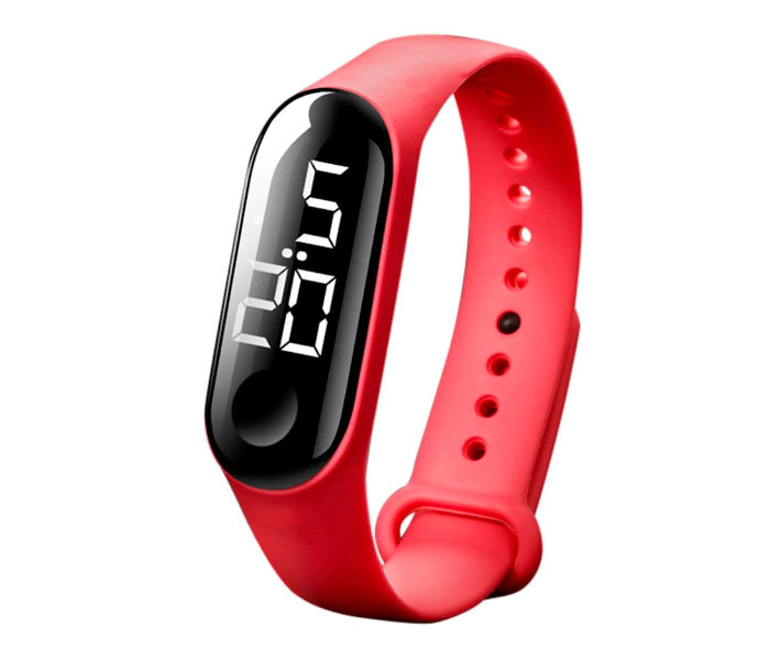 Digital Touch Screen Watch 1516 - Red - Zoom Image 1