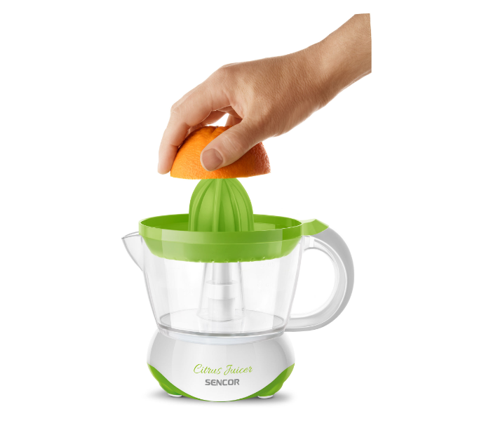 Sencor SCJ 1051GR 0.7 Litre Citrus Juicer - White and Green - Zoom Image 1