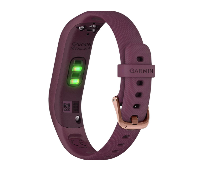 Garmin 010-01995-31 Small Vivosmart 4 Fitness Tracker – Merlot - Zoom Image 3