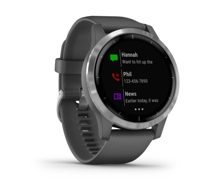 Garmin 010-02172-04 Vivoactive 4S With Silver Clasp – Dusty Grey - Zoom Image 3