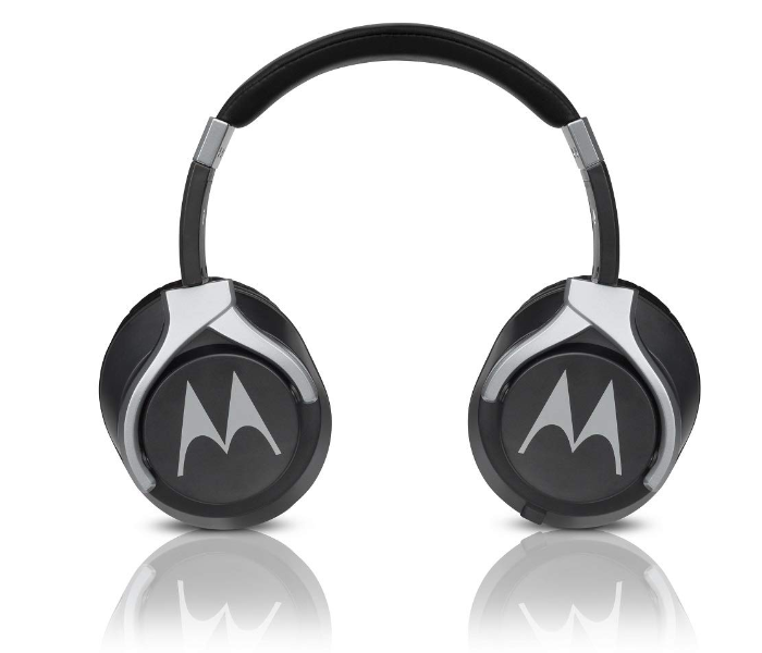 Motorola Pulse 200 Bass Over-Ear Stereo Headphone - Black - Zoom Image 3