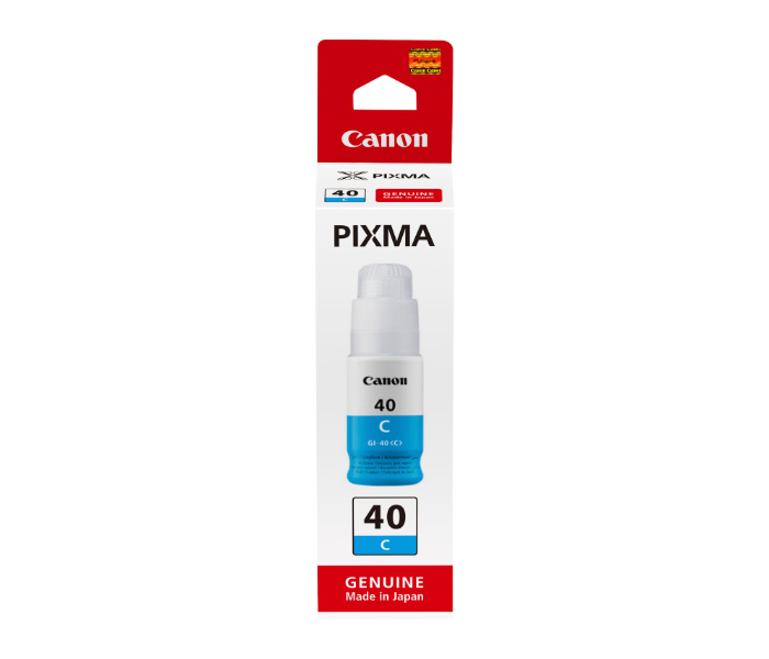 Canon GI-40 High Yield Ink Bottle - Cyan - Zoom Image 1