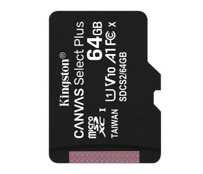 Kingston SDCS64GB 64GB Canvas Select Plus microSD Card with Adapter - Black - Zoom Image 3