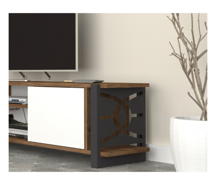 Munih Bench Model TV Table - White - Zoom Image 2