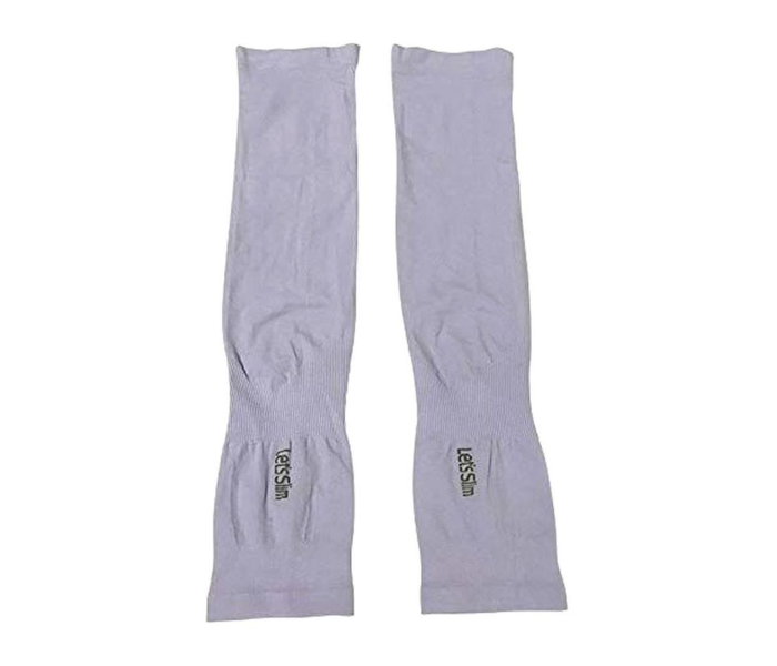 Lets Slim Protective Arm Sleeves - Purple  - Zoom Image 1