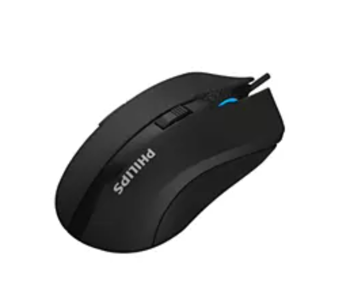 Philips SPK9414 USB Wired Gaming Mouse with Rainbow Backlight and Optical Sensor - Black - Zoom Image 2