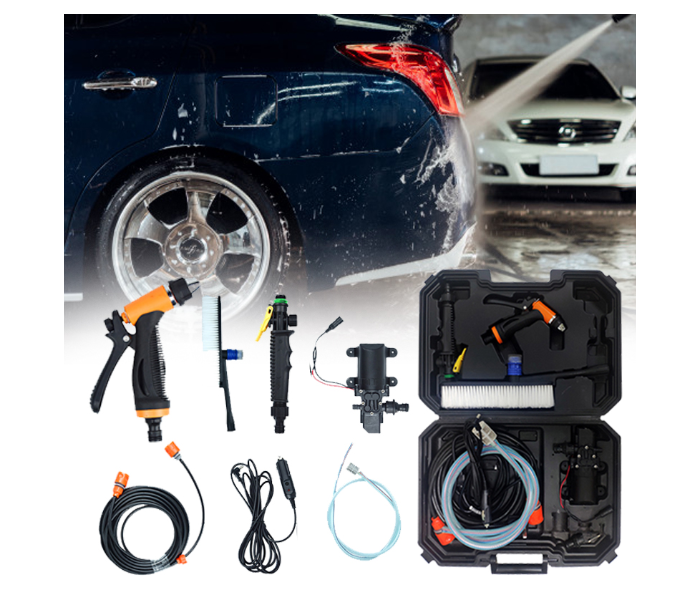 Electric Pressure Washer Pump And Accessory With Towels - Zoom Image