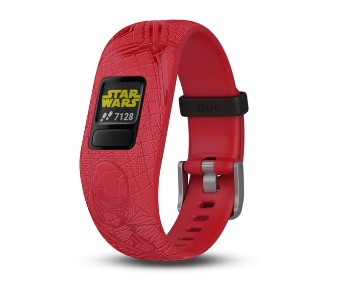 Garmin 010-01909-1B Vivofit Jr2 Adjustable Dark Side Star Wars Activity Tracker For Kids - Red - Zoom Image 4