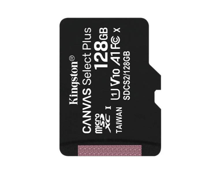 Kingston SDCS128GB 128GB Canvas Select Plus microSD Card with Adapter - Black - Zoom Image 3