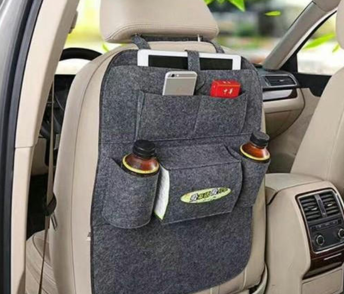 Rocky Back Seat Organizer - Grey - Zoom Image