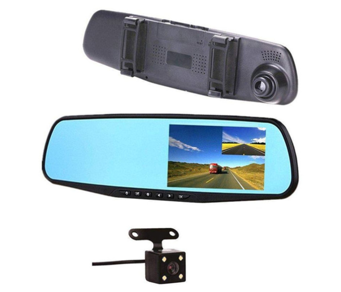 Tobys Car DVR Front And Rearview Mirror Video Recroder - Zoom Image