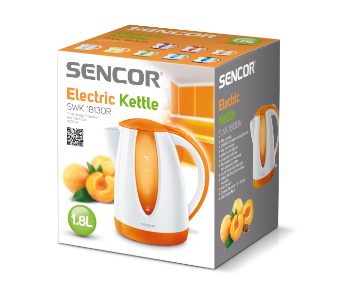 Sencor SWK 1813OR 1.8 Litres Electric Kettle - Orange - Zoom Image 2