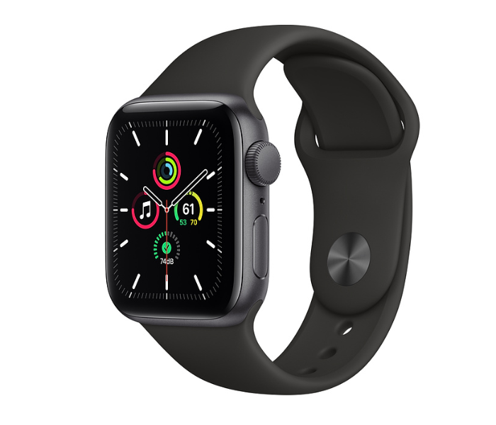 Apple Watch SE MYDP2AE GPS 40mm Space Gray Aluminium Case with Black Sport Band - Zoom Image 1