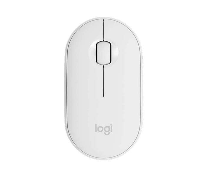 Logitech Pebble M350 Wireless Mouse with Bluetooth or USB - White - Zoom Image 2