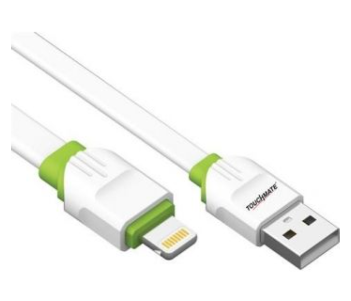 Touchmate TM-USB2MA 2 Meter Lightning iPhone Cable - White - Zoom Image 1