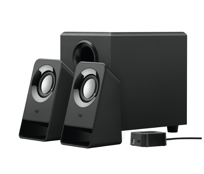 Logitech Z213 Compact 2.1 Speaker System - Black - Zoom Image 2