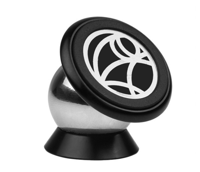 360 Degree Rotatable Magnetic Phone Holder - Black and Grey - Zoom Image 1