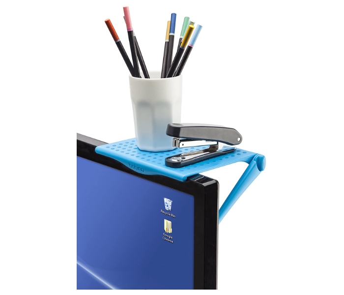 Bobino SCSHOTQ Screen Shelf Stylish Minimalist Monitor Mounted Organizer - Turquoise - Zoom Image 3