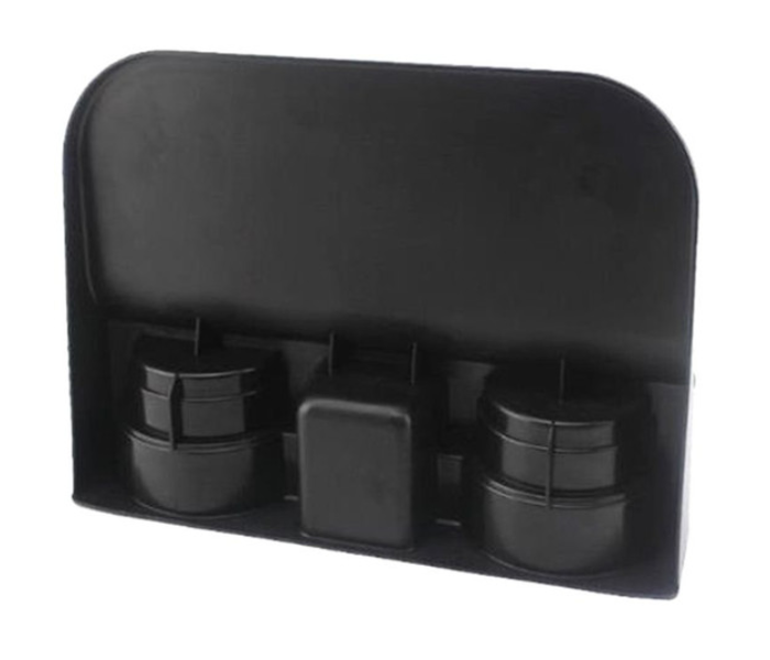 2 Cup Holder Seat Portable Multifunction for Car - Black - Zoom Image