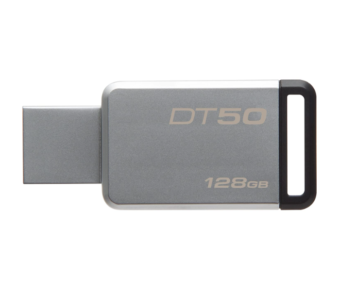 Kingston DT50128GB 128GB USB 3.0 DataTraveler 50 - Metal Black - Zoom Image 1