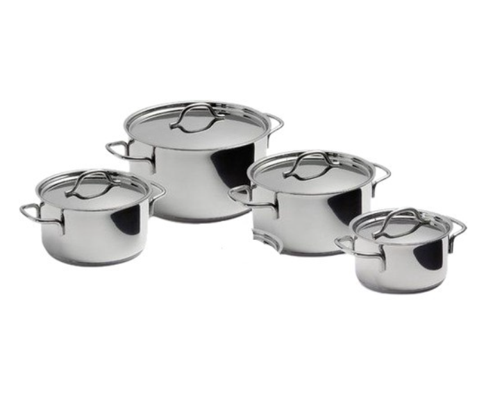 8 Pieces 7007 Classic Cookware Pot - Silver - Zoom Image 4