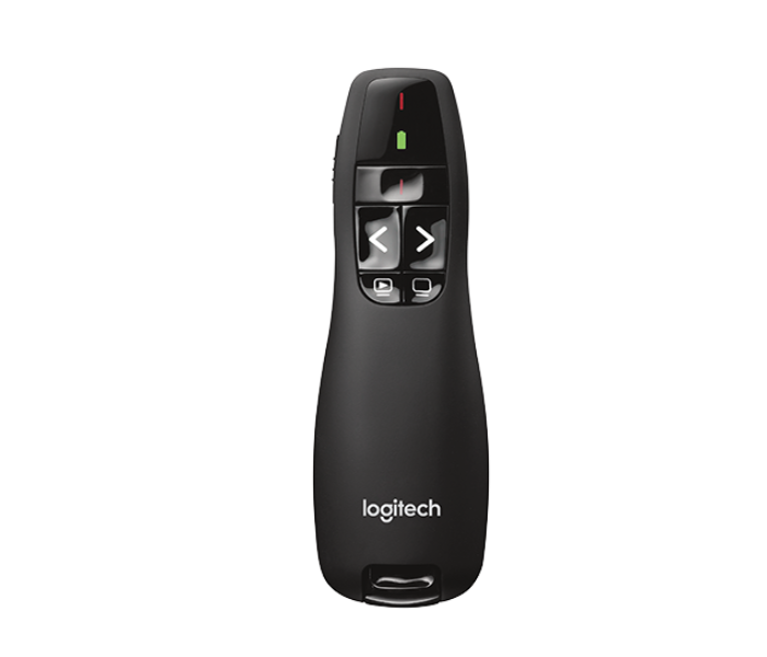 Logitech R400 Wireless Laser Presentation Remote - Black - Zoom Image 1