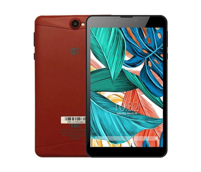 Heatz Z9911 7 Inch 1GB RAM 16GB Dual SIM 4G LTE Android Tablet - Red - Zoom Image 1