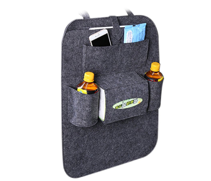 Auto Car Backseat Organizer - Grey - Zoom Image