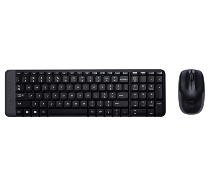 Logitech MK220 Desktop Wireless Combo - Black - Zoom Image 1