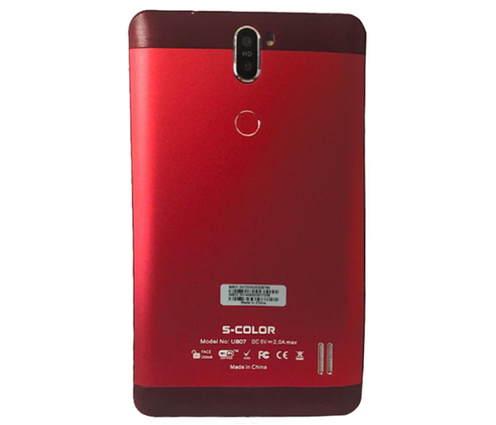 S-Color U807 7 Inch 2GB RAM 32GB WiFi 4G LTE Android Tablet - Red - Zoom Image 3