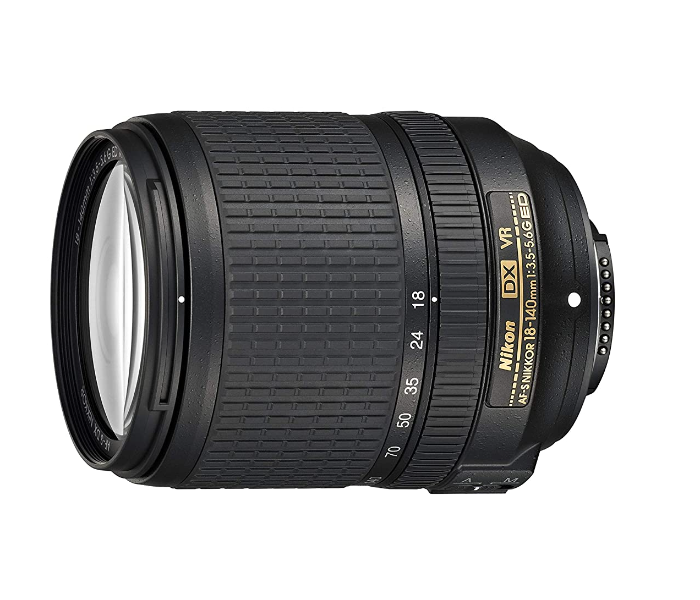 Nikon AFS DX 18-140MM Nikkor F/3.5-5.6G ED VR Camera Lens - Zoom Image 1