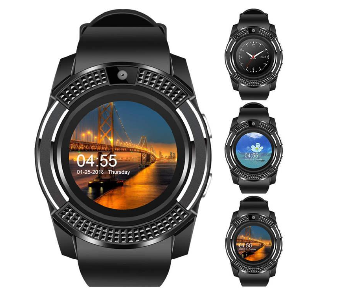 iTouch K3 Genuine quality latest Bluetooth Smart Watch with Memory and Sim Card Slot Black - Zoom Image 3