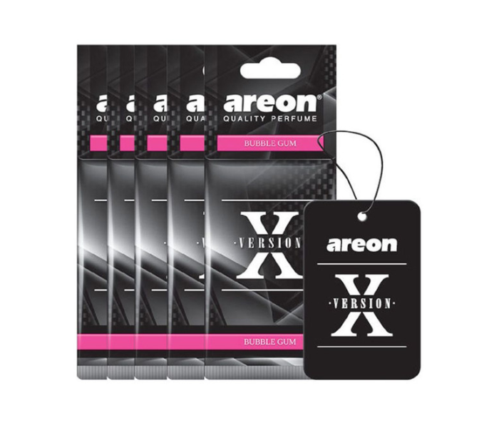 Areon Bubble Gum Pack Of 5 X Version Car Air Freshener Set - Zoom Image