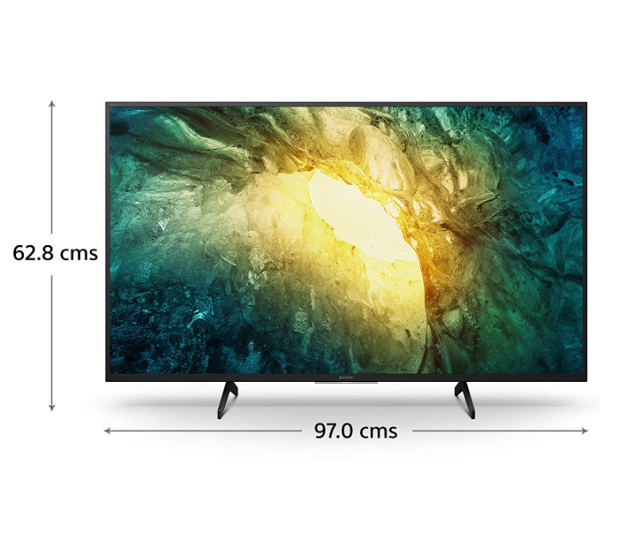 Sony Bravia 43X7500H 43 inch 4K UHD Android Smart LED TV 2020 Model - Black - Zoom Image 3